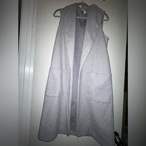 Joie gray long vest